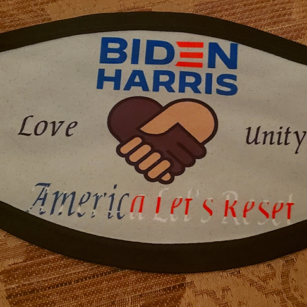 Biden Harris Mask Love/Unity